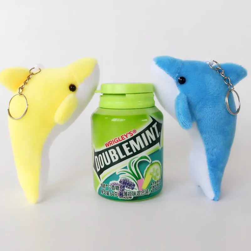 Dolphin Cartoon Stuffed Toys Keychains