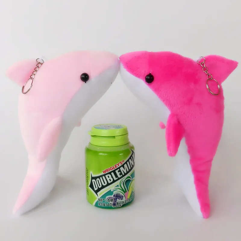 Dolphin Cartoon Stuffed Toys Keychains