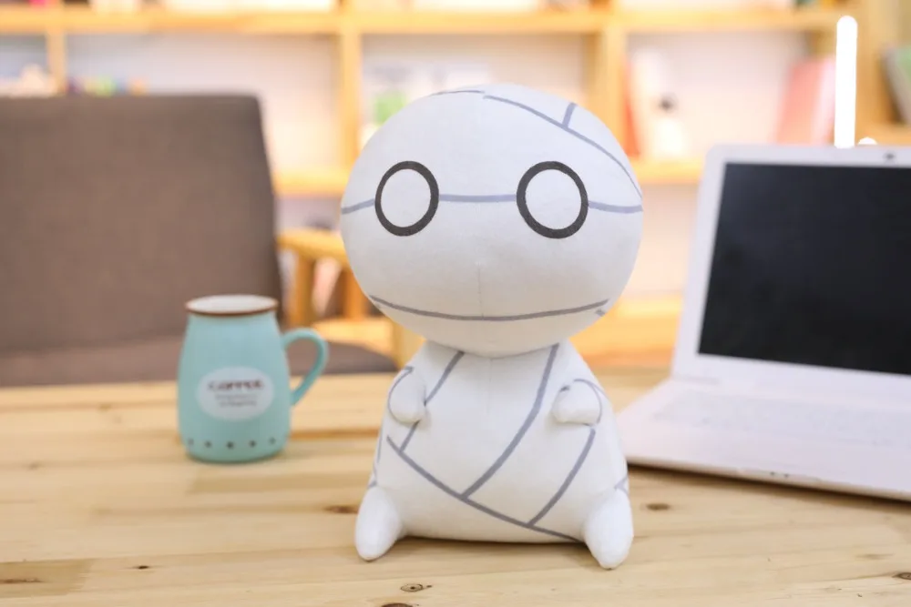 Anime Mummy Design Plush Toy Keychain With Pendent