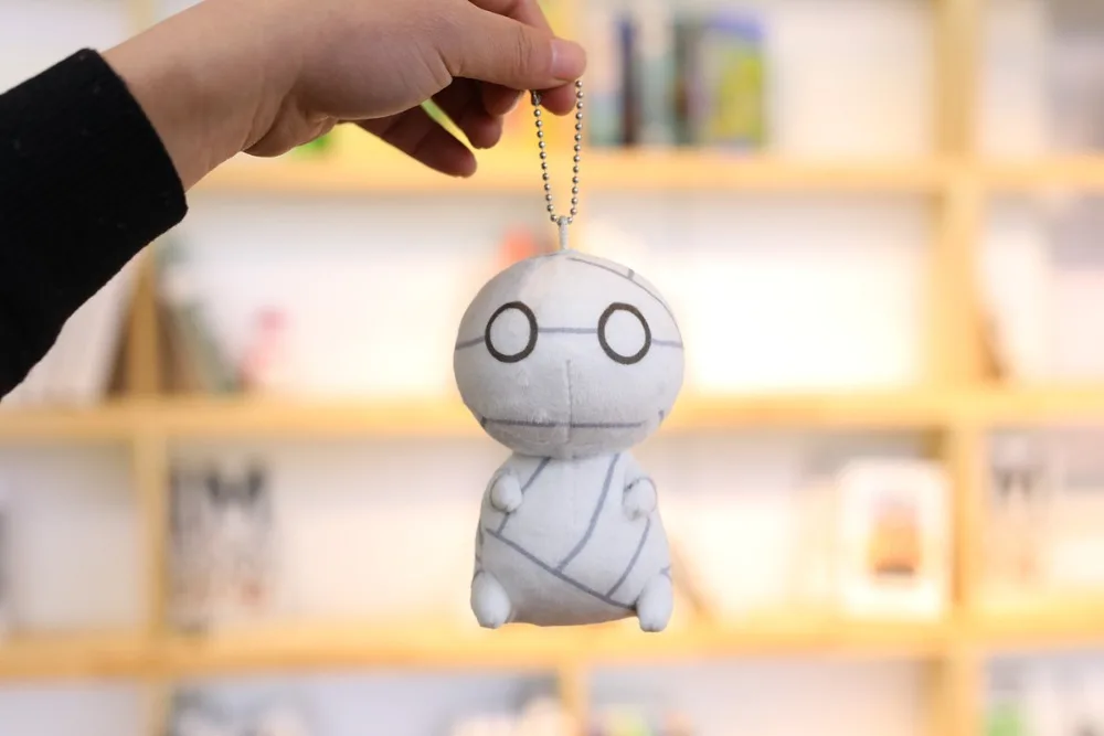 Anime Mummy Design Plush Toy Keychain With Pendent