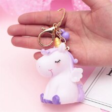 Colorful Unicorn Cartoon Plush Pendant Doll Colorful Unicorn Cartoon Plush Pendant Doll