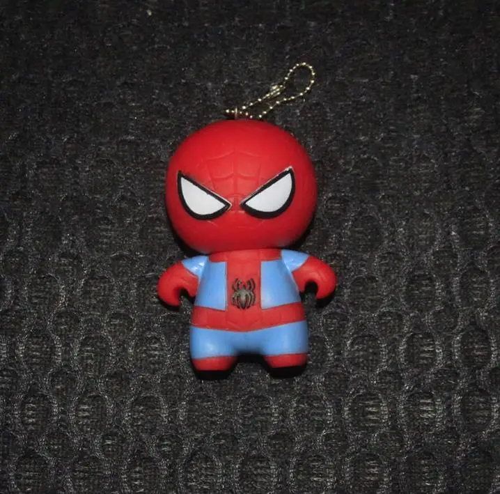 Superheros Red Spiderman And Black Spiderman Cartoon Toys Keychain Superheros Red Spiderman And Black Spiderman Cartoon Toys Keychain