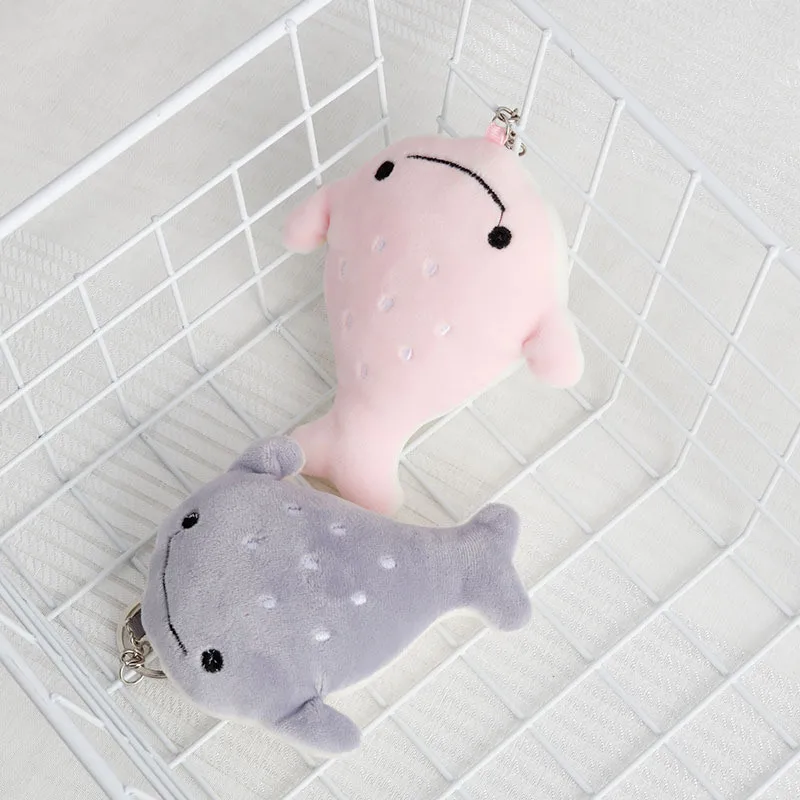 Kawaii Whale Shark Shape Soft Stuffed Toy Keychain Pendant