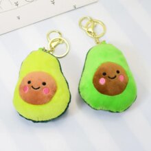 Avocado Brooch Fruit Stuffed Kawaii Keychain Toys For Kids Avocado Brooch Fruit Stuffed Kawaii Keychain Toys For Kids