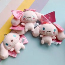 Sakura Pink Dog Plush Cinnamoroll Doll Soft Stuffed Keychain Sakura Pink Dog Plush Cinnamoroll Doll Soft Stuffed Keychain