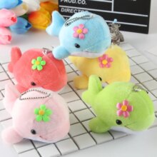 Dolphin Plush Soft PP Cotton Stuffed Animal Plush Pendant Keychains Dolphin Plush Soft PP Cotton Stuffed Animal Plush Pendant Keychains