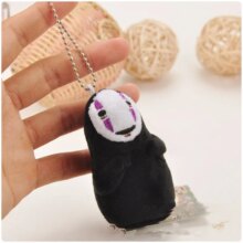 Spirited Away Super Kawaii No Face Man Plush Pendant Soft Stuffed Doll Keychain Spirited Away Super Kawaii No Face Man Plush Pendant Soft Stuffed Doll Keychain