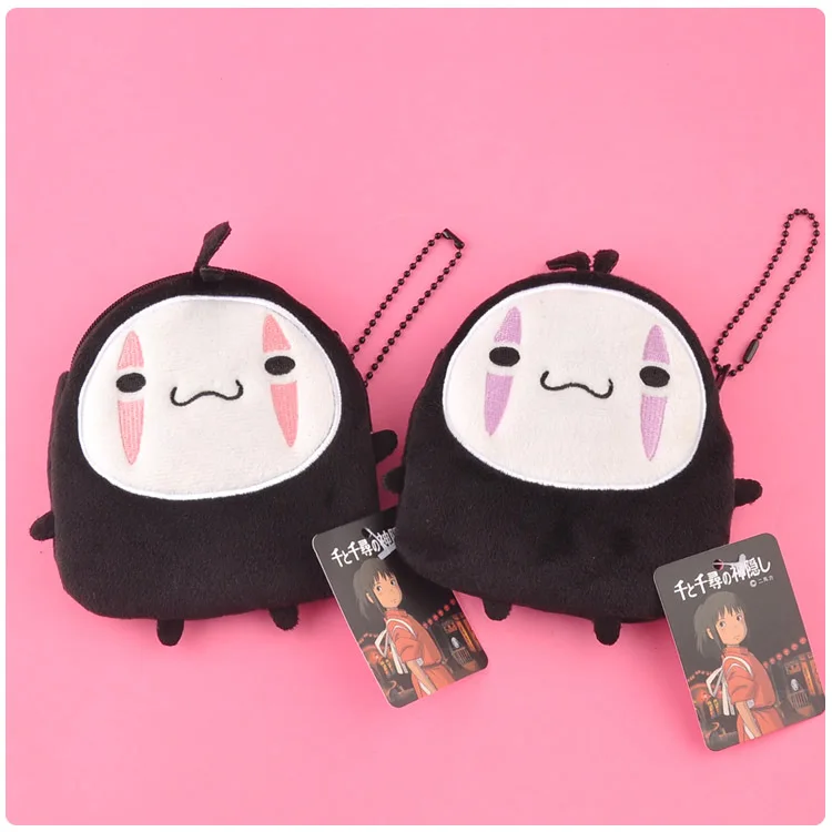 Anime Totoro Spirited Away No Face Man Stuffed Keychain