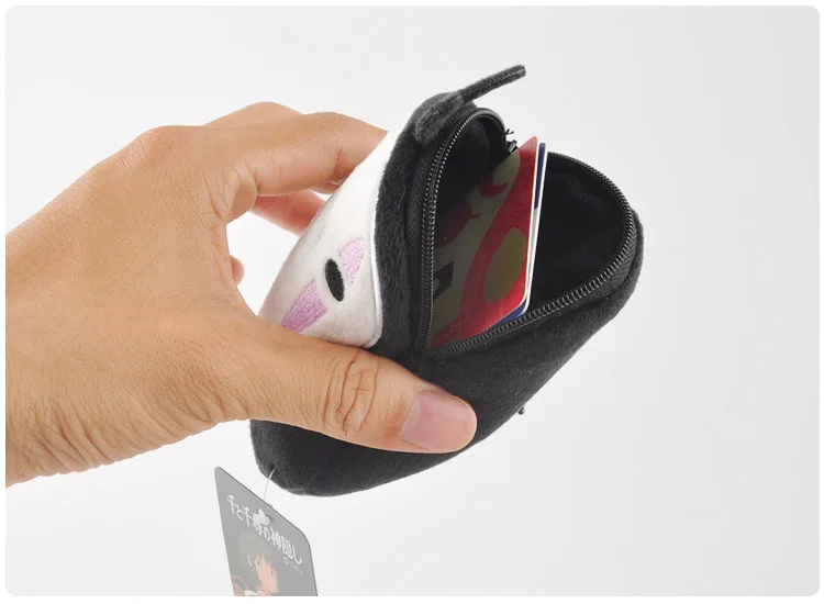 Anime Totoro Spirited Away No Face Man Stuffed Keychain