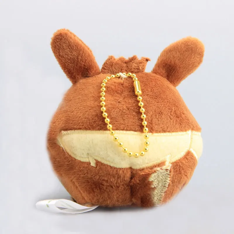 Anime Pikachu Squirtle Charmander Eevee Stuffed Toy Keychain Pendant