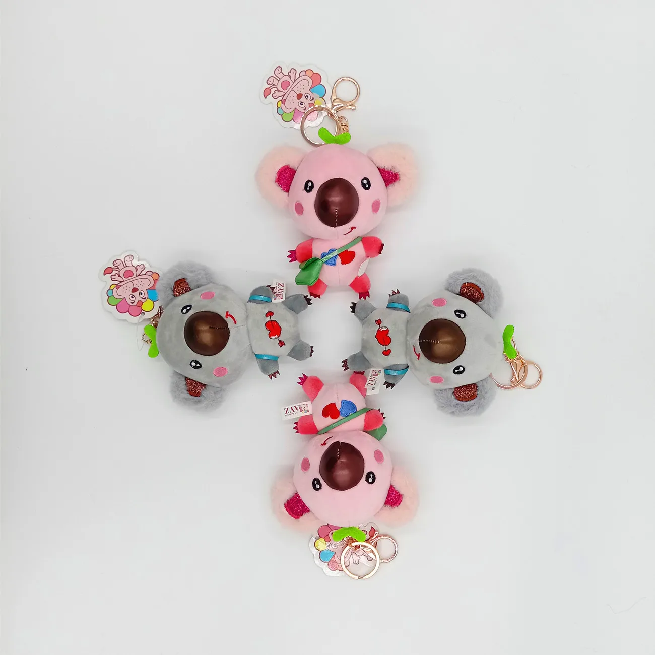 Kawaii Mini Fluffy Koala Stuffed Keychain Toys For Kids Kawaii Mini Fluffy Koala Stuffed Keychain Toys For Kids