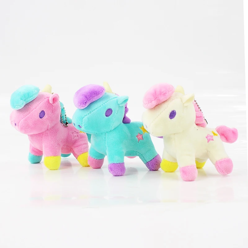 Anime Little Twin Star Unicorn Soft Stuffed Keychain Toy For Kids