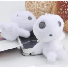 Anime Princess Mononoke Kodama Soft Stuffed Keychain Pendant Anime Princess Mononoke Kodama Soft Stuffed Keychain Pendant