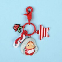 Ponyo On The Cliff Cartoon Doll Keychain Ponyo On The Cliff Cartoon Doll Keychain