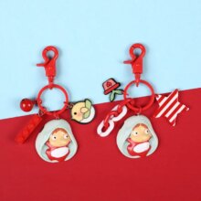 Ponyo On The Cliff Cartoon Doll Keychain Ponyo On The Cliff Cartoon Doll Keychain