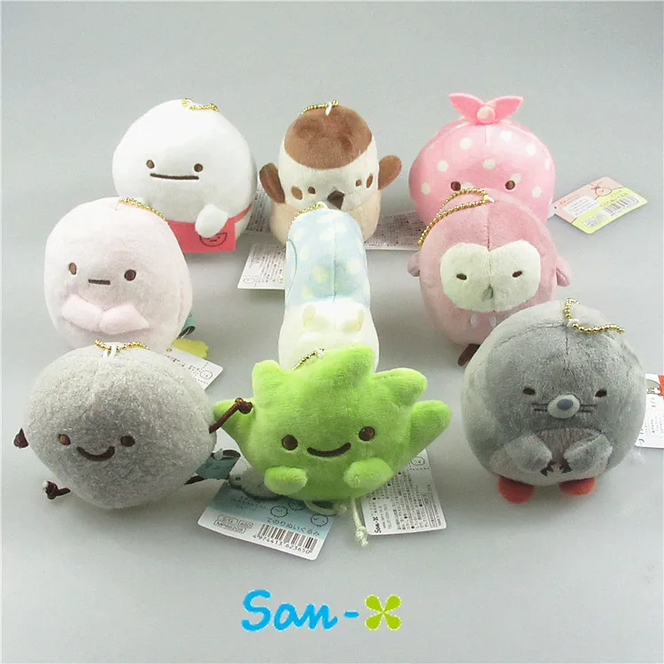Kawaii Cartoon Sumikko Gurashi Stuffed Toy Keychain Pendant