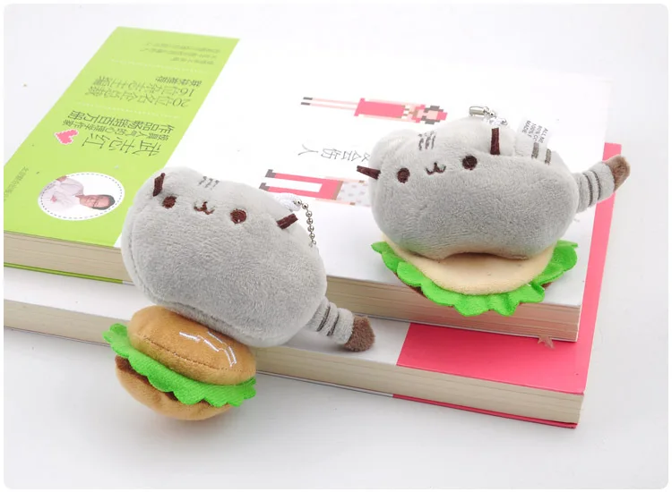 Burger Ice Cream Biscuits Style Cat Plush Toy Pendant Burger Ice Cream Biscuits Style Cat Plush Toy Pendant