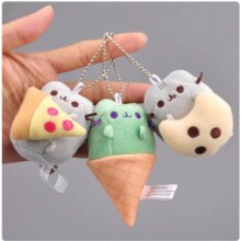 Burger Ice Cream Biscuits Style Cat Plush Toy Pendant Burger Ice Cream Biscuits Style Cat Plush Toy Pendant