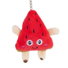 Mini Watermelon Carrot Strawberry Cartoon Plush Keychain Mini Watermelon Carrot Strawberry Cartoon Plush Keychain