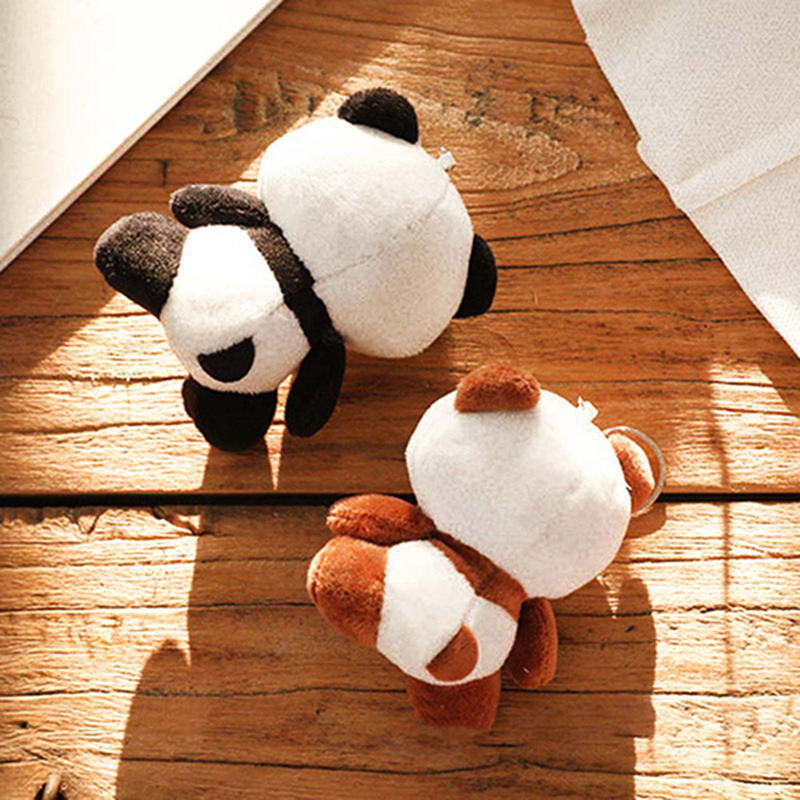 Panda Cartoon Stuffed Plush Toy Keychain