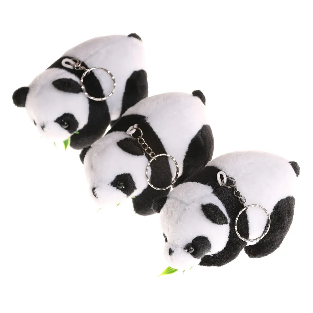 Kawaii Panda Cartoon Doll Plush Keychain
