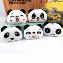Kawaii Panda Bear Pompom Toy Keychain Kawaii Panda Bear Pompom Toy Keychain