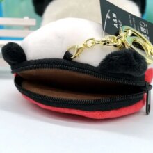Panda Cartoon Head Mini Wallet Keychain Panda Cartoon Head Mini Wallet Keychain