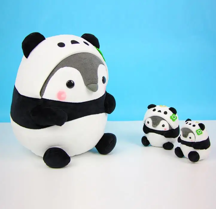 Penguin Turn To Panda Cartoon Plush Toy Pendant Penguin Turn To Panda Cartoon Plush Toy Pendant