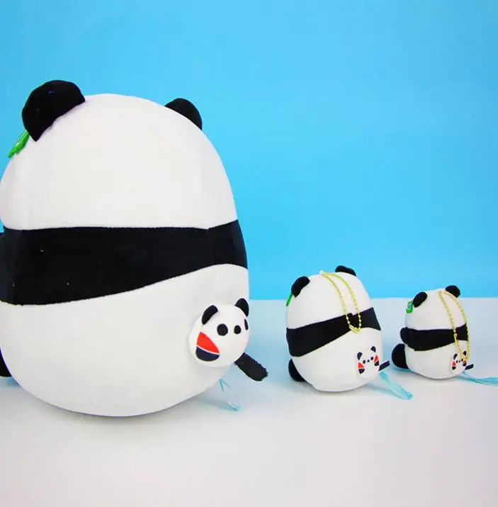 Penguin Turn To Panda Cartoon Plush Toy Pendant Penguin Turn To Panda Cartoon Plush Toy Pendant