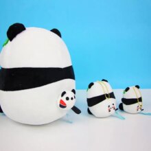 Penguin Turn To Panda Cartoon Plush Toy Pendant Penguin Turn To Panda Cartoon Plush Toy Pendant
