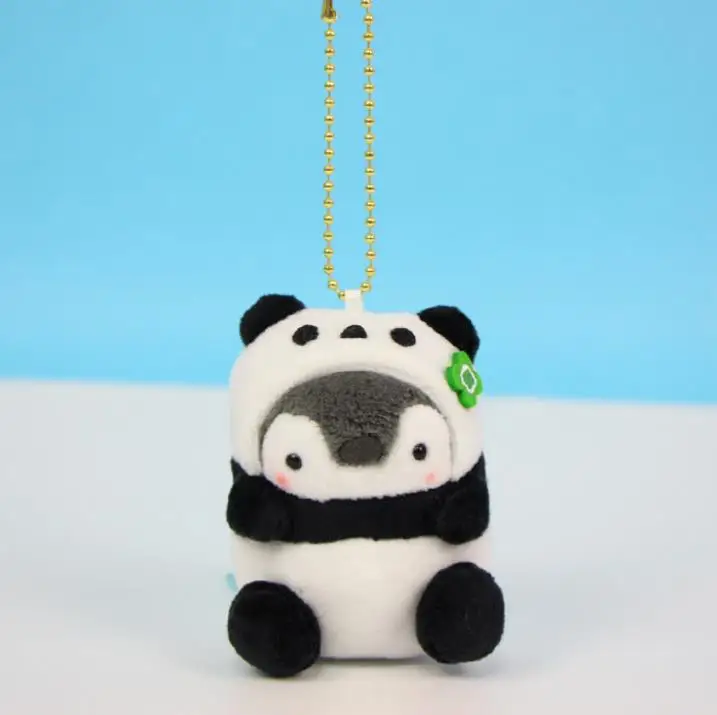 Penguin Turn To Panda Cartoon Plush Toy Pendant Penguin Turn To Panda Cartoon Plush Toy Pendant