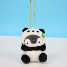 Penguin Turn To Panda Cartoon Plush Toy Pendant Penguin Turn To Panda Cartoon Plush Toy Pendant
