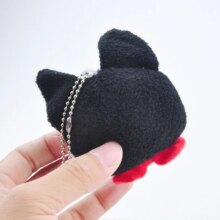 Anime Jiji Black Cat Plush Soft Stuffed Keychain Pendant Anime Jiji Black Cat Plush Soft Stuffed Keychain Pendant