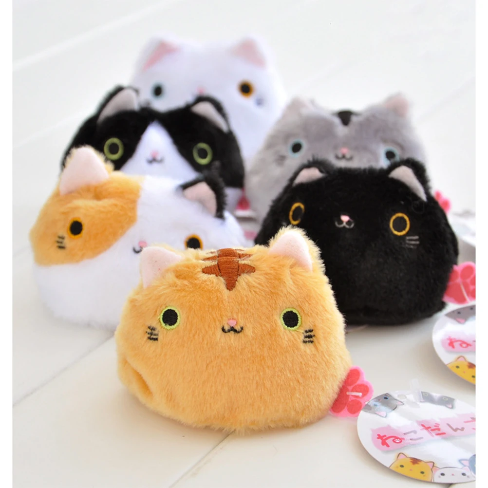 Kawaii Cat Cartoon Stuffed Toy Plush Keychain