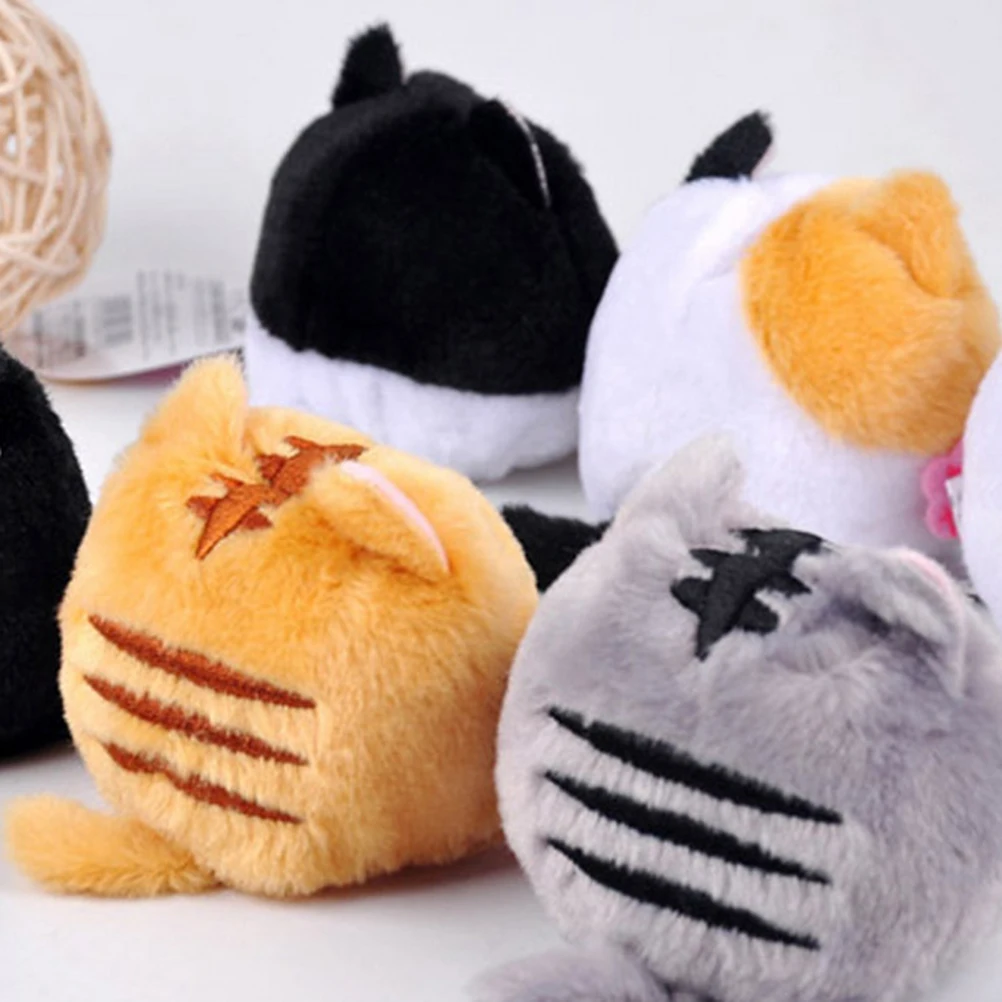 Kawaii Cat Cartoon Stuffed Toy Plush Keychain