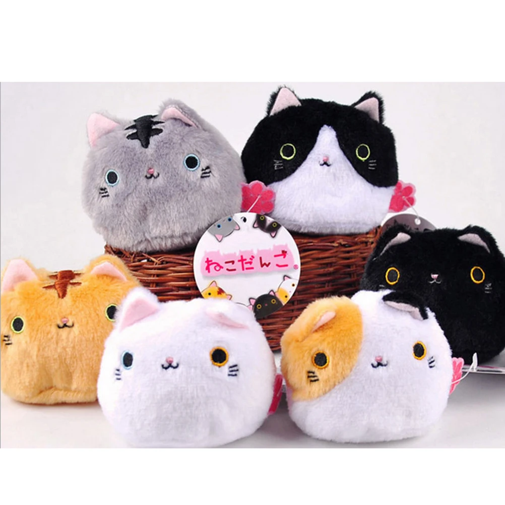 Kawaii Cat Cartoon Stuffed Toy Plush Keychain