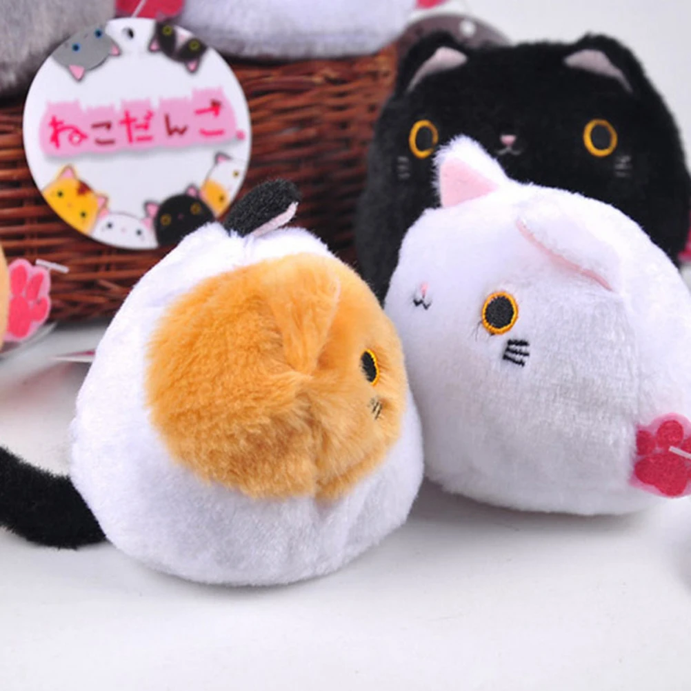 Kawaii Cat Cartoon Stuffed Toy Plush Keychain