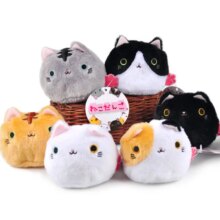 Mini Cat Cartoon Stuffed Plush Toy Kawaii Keychain Mini Cat Cartoon Stuffed Plush Toy Kawaii Keychain