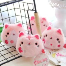 Mini Cat Cartoon Stuffed Plush Toy Kawaii Keychain Mini Cat Cartoon Stuffed Plush Toy Kawaii Keychain