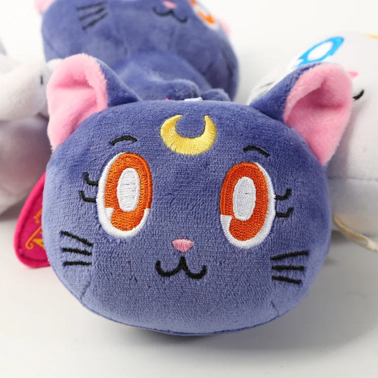 Sailor Moon Luna Cat Cartoon Stuffed Plush Toy Keychain