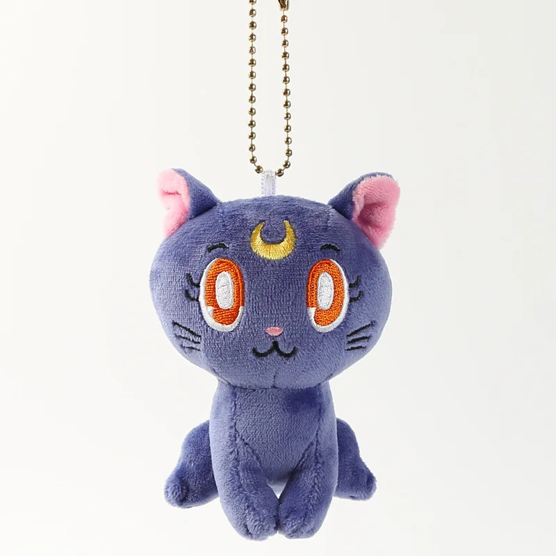 Sailor Moon Luna Cat Cartoon Stuffed Plush Toy Keychain