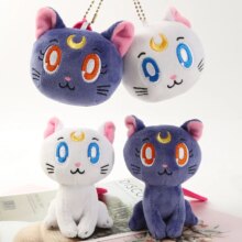 Sailor Moon Luna Cat Cartoon Stuffed Plush Toy Keychain Sailor Moon Luna Cat Cartoon Stuffed Plush Toy Keychain