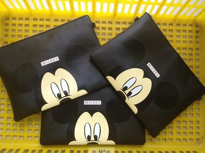 Hello Kitty Minnie Mickey Cartoon Leather Handbag Hello Kitty Minnie Mickey Cartoon Leather Handbag