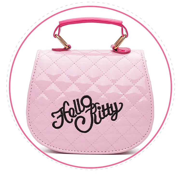 Hello Kitty Cat Cartoon PU Waterproof Mini Handbag Hello Kitty Cat Cartoon PU Waterproof Mini Handbag