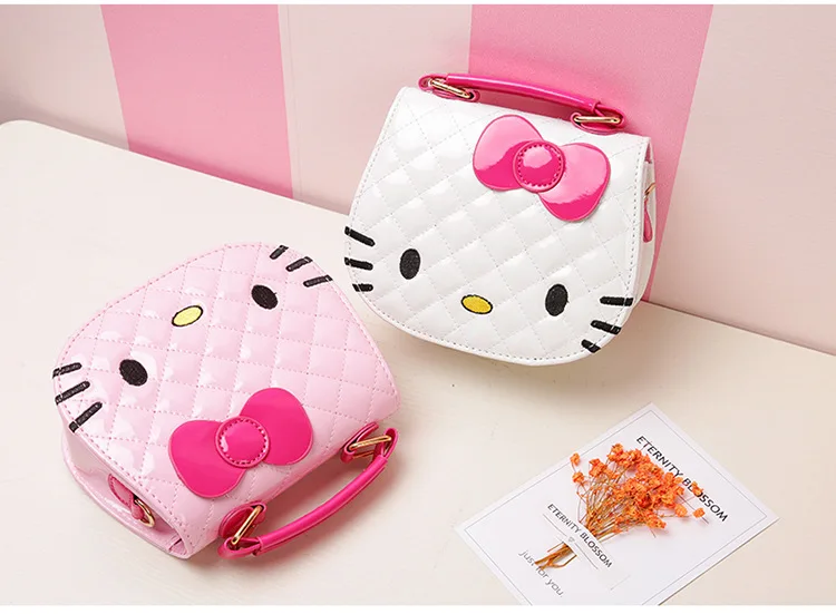 Hello Kitty Cat Cartoon PU Waterproof Mini Handbag Hello Kitty Cat Cartoon PU Waterproof Mini Handbag