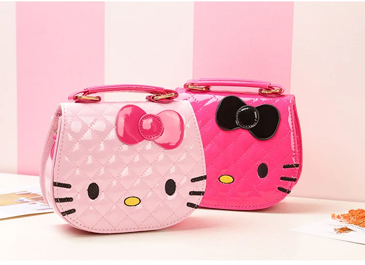 Hello Kitty Cat Cartoon PU Waterproof Mini Handbag Hello Kitty Cat Cartoon PU Waterproof Mini Handbag