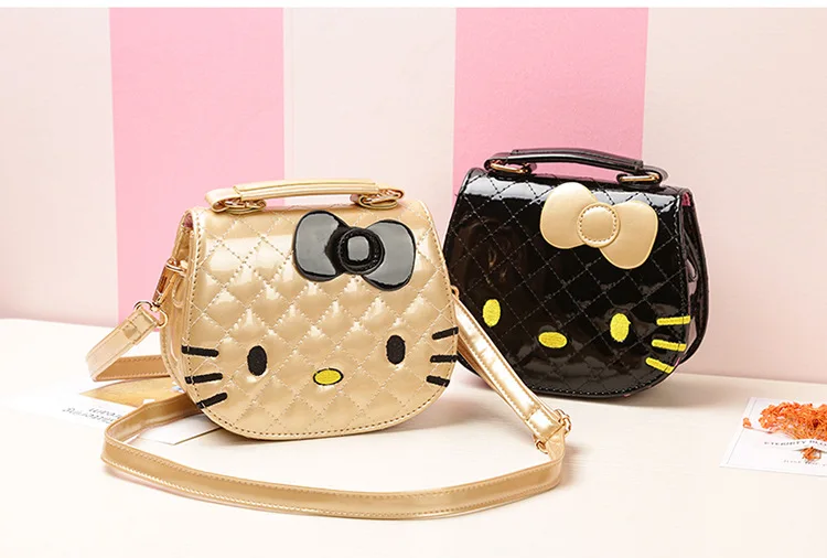 Hello Kitty Cat Cartoon PU Waterproof Mini Handbag Hello Kitty Cat Cartoon PU Waterproof Mini Handbag