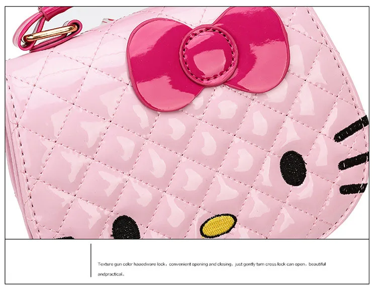 Hello Kitty Cat Cartoon PU Waterproof Mini Handbag Hello Kitty Cat Cartoon PU Waterproof Mini Handbag
