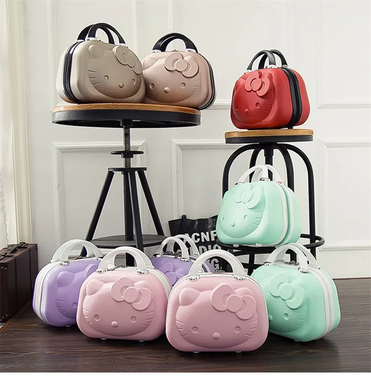 Hello Kitty Cartoon ABS Casual Storage Trolley Suitcase Hello Kitty Cartoon ABS Casual Storage Trolley Suitcase