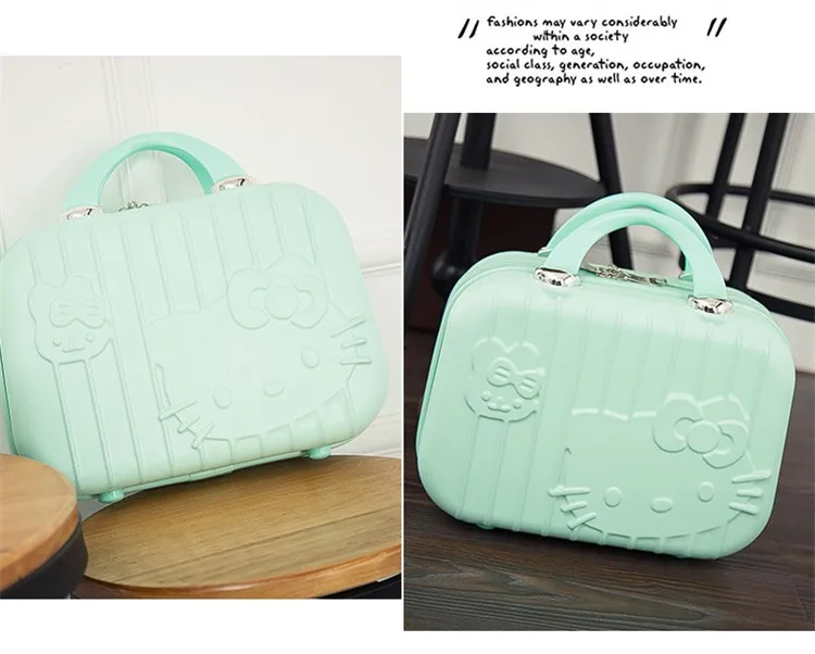 Hello Kitty Cartoon ABS Casual Storage Trolley Case